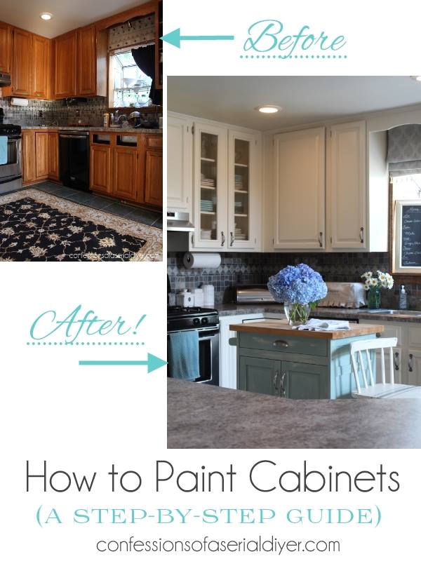 How to Paint Kitchen Cabinets the Right Way - Home Garden DIY