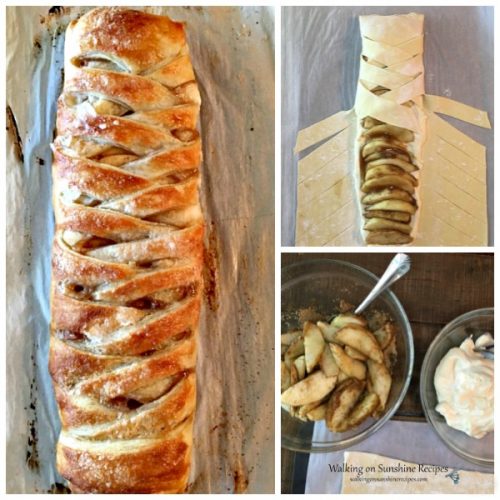 Easy Puff Pastry Apple Braid Recipe - Home Garden DIY