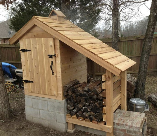 DIY Cedar Smokehouse - Home Garden DIY