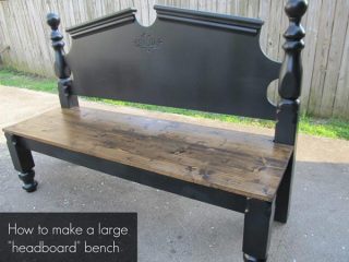 How To Make A Bench From An OLD Headboard - Home Garden DIY