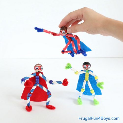 How to Make Pipe Cleaner Superheroes Home Garden DIY