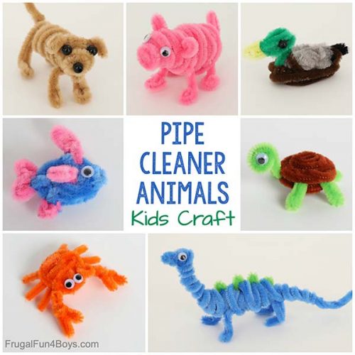 How To Make Pipe Cleaner Animals Craft for Kids Home Garden DIY
