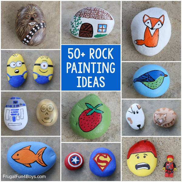 50+ Rock Painting Ideas For Kids - Home Garden DIY