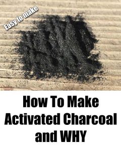 How To Make Activated Charcoal and WHY - Home Garden DIY