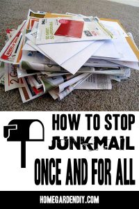 How to STOP Junk Mail - Home Garden DIY