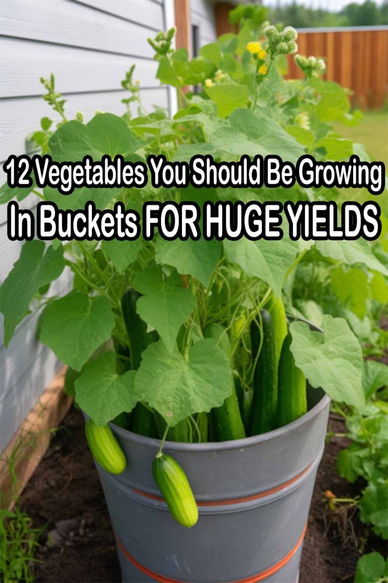 12 Vegetables You Should Be Growing In Buckets FOR HUGE YIELDS Home